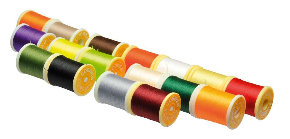 Veniard Gordon Griffiths Cobweb 6/0 Tying Thread Cream (Pack 10 Spools) Fly Tying Threads (Product Length 109 Yds / 100m 10 Pack)